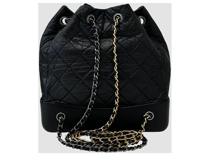 Chanel Gabrielle Rucksack Small Series Schwarz - Ansicht 8