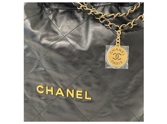 Chanel Borsa trapuntata nera media Nero - vista 13