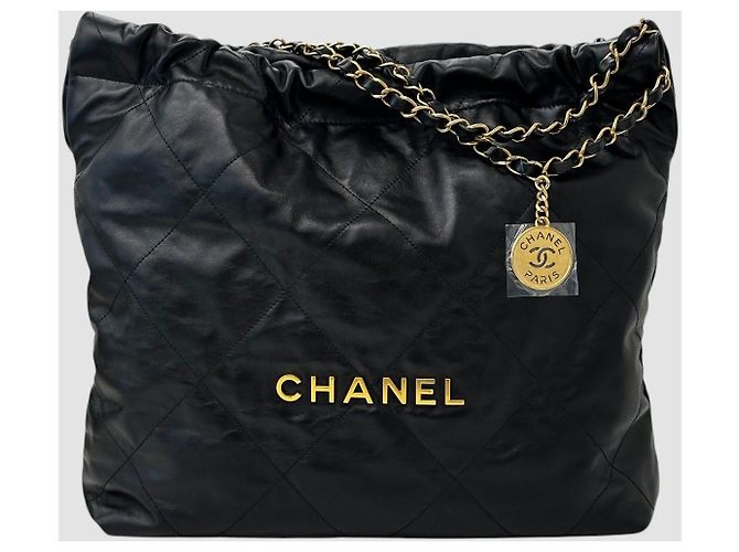 Chanel Borsa trapuntata nera media Nero - vista 2