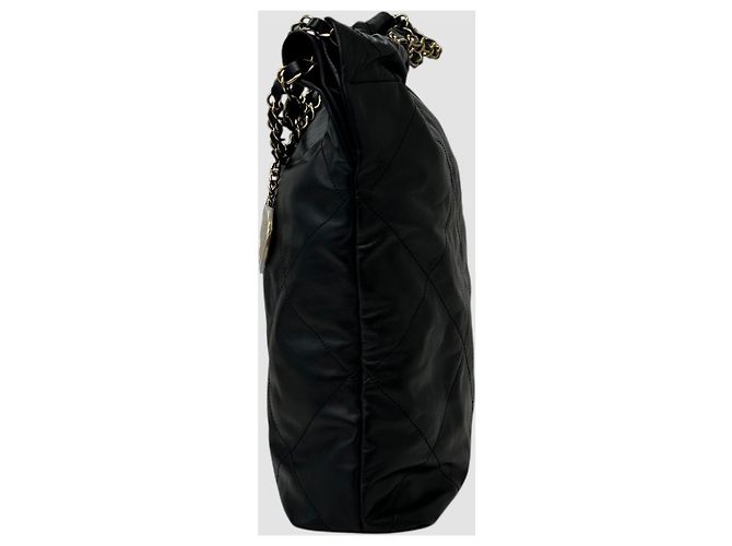 Chanel Borsa trapuntata nera media Nero - vista 5