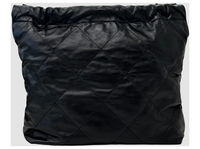Chanel Borsa trapuntata nera media Nero - vista 8