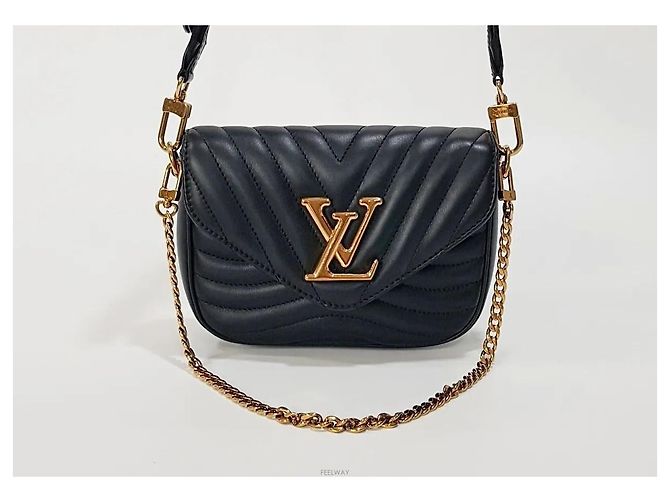 Louis Vuitton Borsa a tracolla multi pochette New Wave Black Nero - vista 2