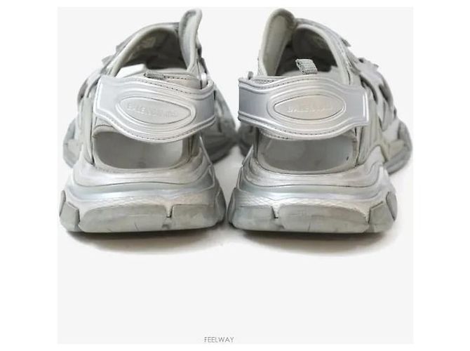 Balenciaga Sandali Track Argento Taglia - vista 4