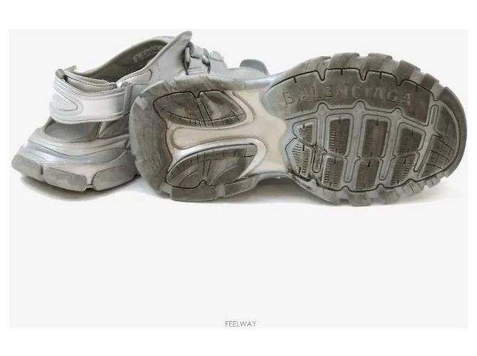 Balenciaga Sandali Track Argento Taglia - vista 5