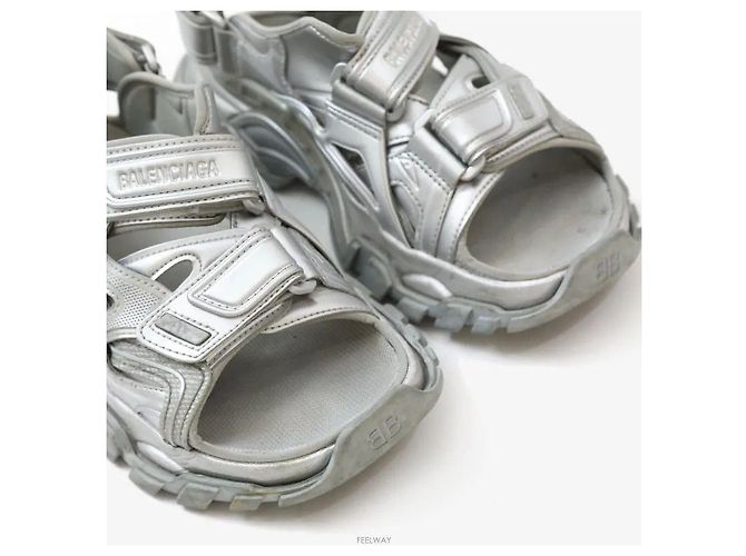 Balenciaga Sandali Track Argento Taglia - vista 6