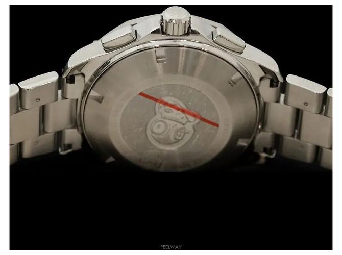 Tag Heuer Aqua Racer Chronograph Steel Automatic Black Nero - vista 5