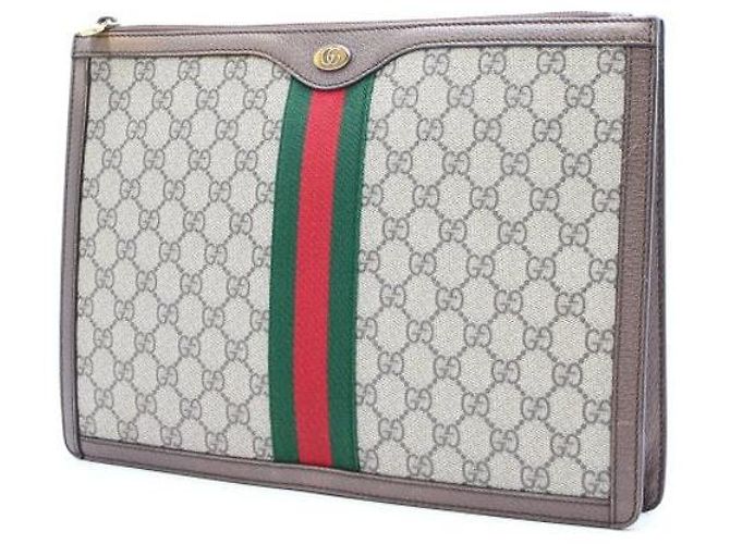 Gucci Ophidia GG Supreme Portfolio Clutch Bag - Ansicht 2