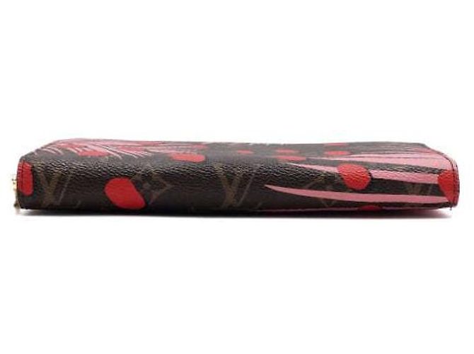 Zippy Louis Vuitton Portafoglio con zip in tela stampata Monogram Jungle Dot Multicolore - vista 5