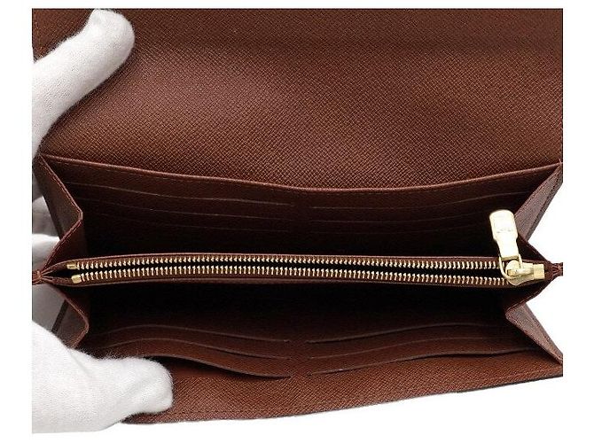 Louis Vuitton Monogram Sarah Long Wallet Braun - Ansicht 6