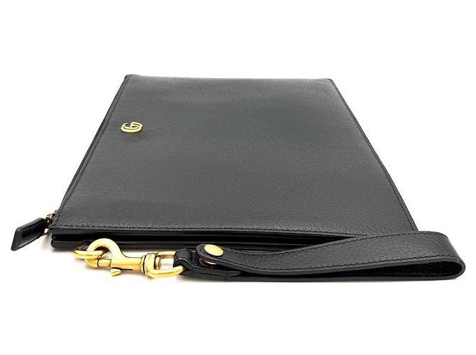 Gucci Clutch con tracolla Marmont Black Nero - vista 11