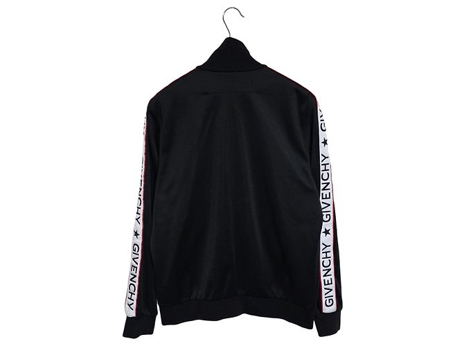 Givenchy Jersey-Trainingsjacke mit Reißverschluss Schwarz - Ansicht 2