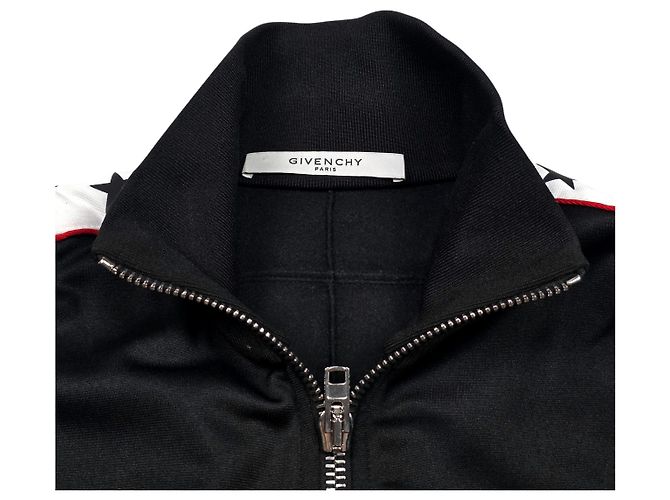 Givenchy Jersey-Trainingsjacke mit Reißverschluss Schwarz - Ansicht 4