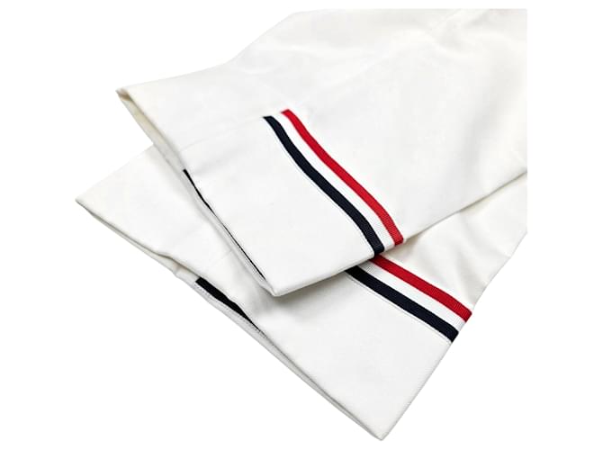 Thom Browne Pantaloni in cotone Bianco - vista 4