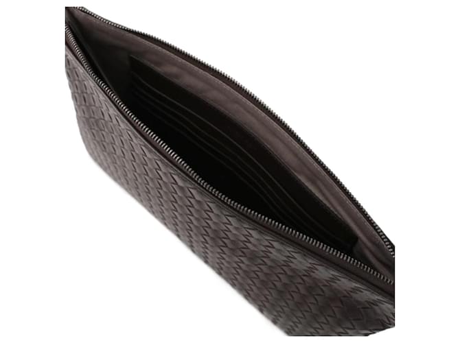 Bottega Veneta Clutch Medium Marrone - vista 4