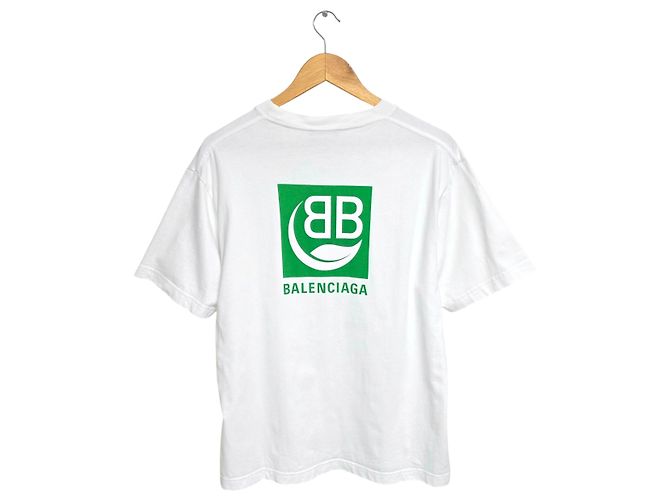 Balenciaga T-shirt a maniche corte con logo Bianco - vista 2