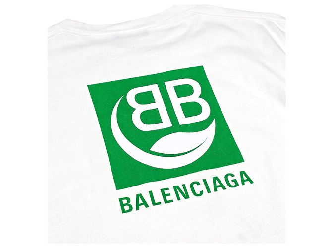 Balenciaga T-shirt a maniche corte con logo Bianco - vista 4