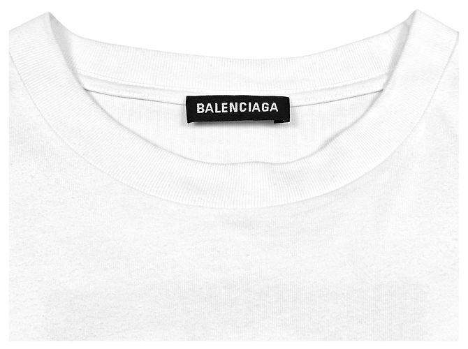 Balenciaga T-shirt a maniche corte con logo Bianco - vista 5