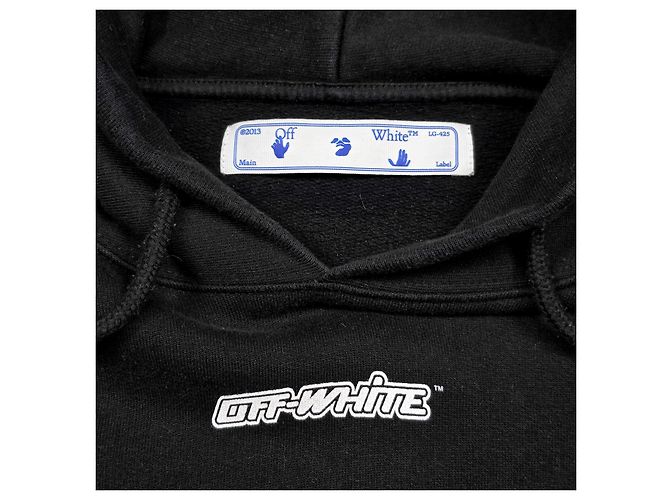 Off White Marker Arrow Hoodie Schwarz - Ansicht 4