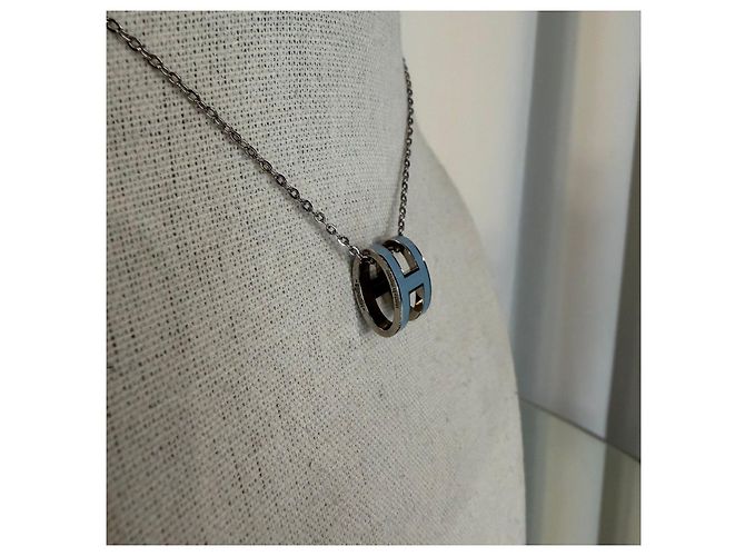 Hermès Pop Halskette Large Blau - Ansicht 4