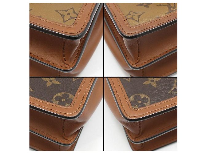 Louis Vuitton Mini borsa a tracolla Dauphine Marrone - vista 14