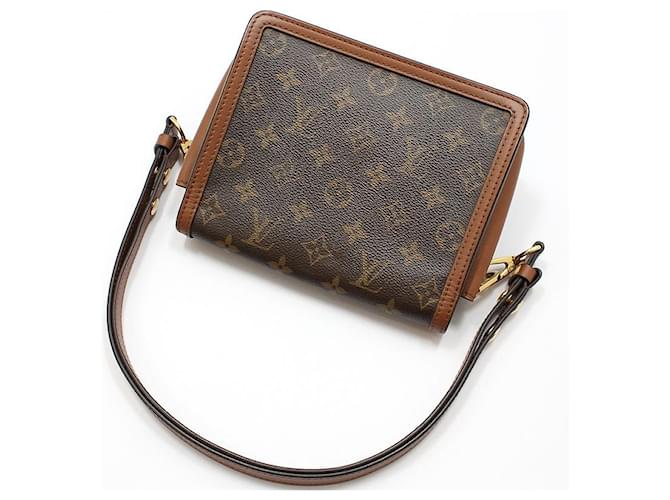 Louis Vuitton Mini borsa a tracolla Dauphine Marrone - vista 4