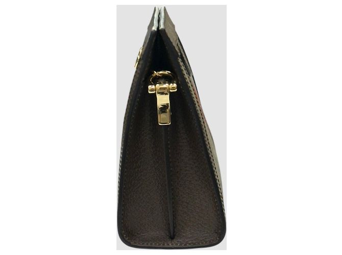 Gucci Borsa a tracolla Ophidia GG Piccola Marrone - vista 4