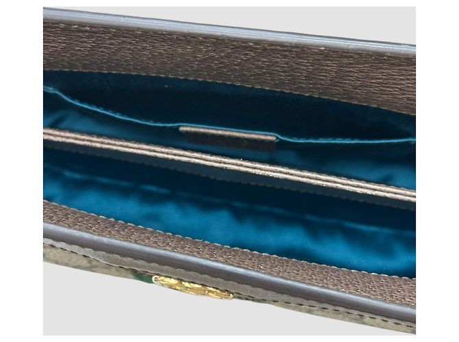Gucci Borsa a tracolla Ophidia GG Piccola Marrone - vista 6