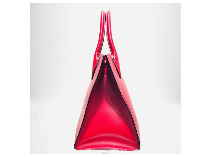 Prada Borsa Tote Monocromatica in Saffiano Rosso con tracolla - vista 4
