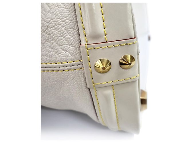 Louis Vuitton Borsa Tote Suhali Leather GM Ivory Bianco - vue 4
