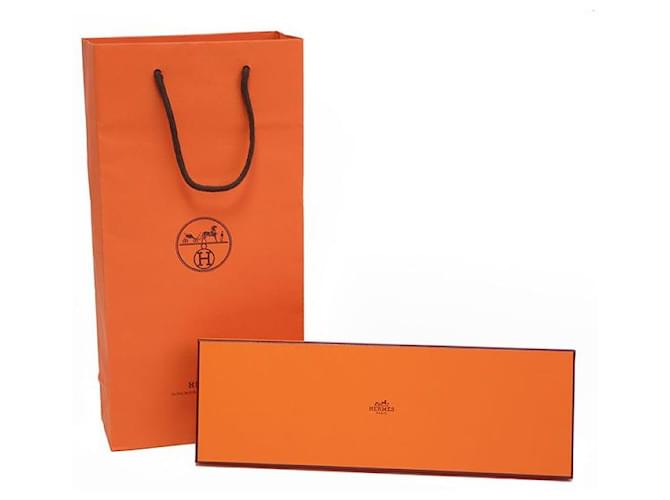 Hermès Duo Krawatte Orange - Ansicht 11