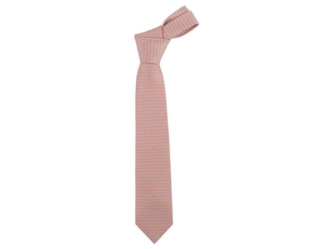 Hermès Duo Krawatte Orange - Ansicht 6