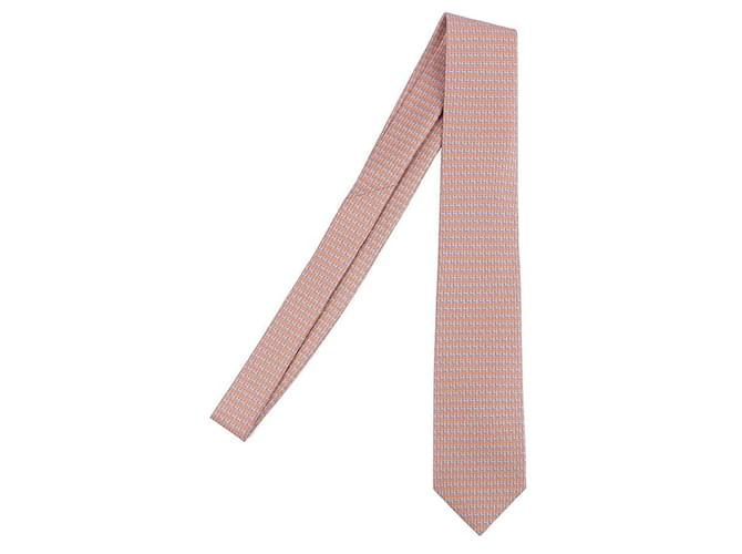 Hermès Duo Krawatte Orange - Ansicht 7