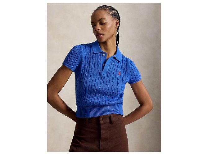 Ralph Lauren Camisa de manga curta azul Tamanho - vista 2