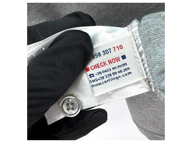 Moncler Kurzarm-Poloshirt Grau Braun - Ansicht 8