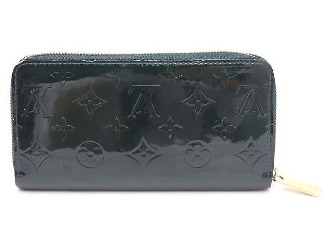 Louis Vuitton Monogram Vernis Zippy Long Wallet Grün - Ansicht 3