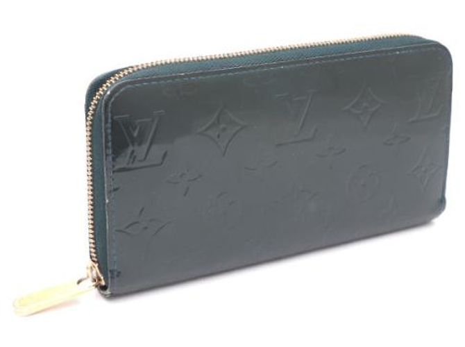 Louis Vuitton Monogram Vernis Zippy Long Wallet Grün - Ansicht 8