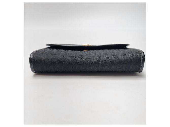 Dior Mini borsa a tracolla Oblique Gold Chain Black - vista 16