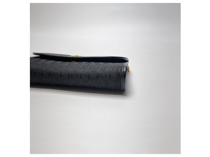 Dior Mini borsa a tracolla Oblique Gold Chain Black - vista 17