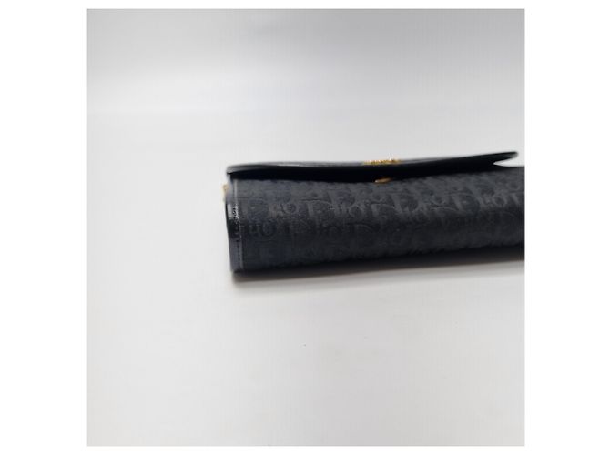Dior Mini borsa a tracolla Oblique Gold Chain Black - vista 18