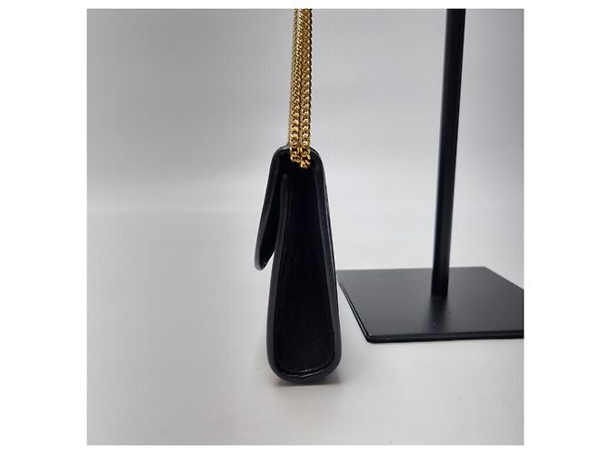 Dior Mini borsa a tracolla Oblique Gold Chain Black - vista 7