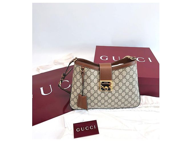 Gucci Padlock GG Medium Schultertasche Braun - Ansicht 10