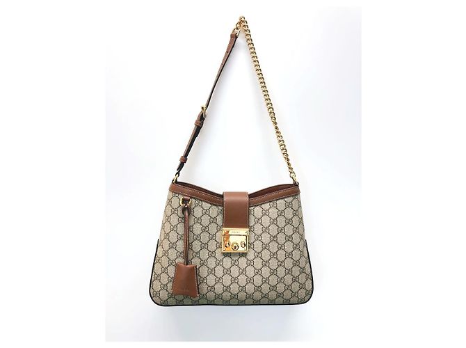 Gucci Padlock GG Medium Schultertasche Braun - Ansicht 12