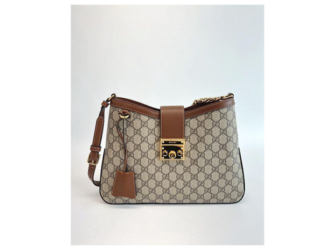 Gucci Padlock GG Medium Schultertasche Braun - Ansicht 15