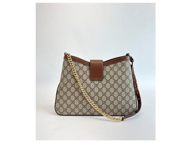Gucci Padlock GG Medium Schultertasche Braun - Ansicht 18