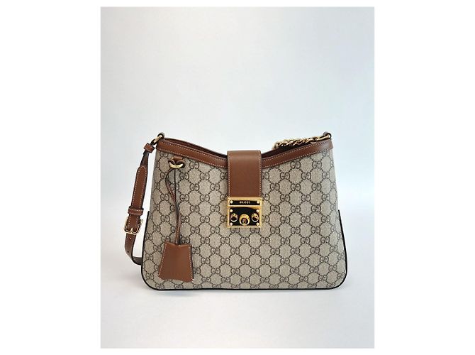 Gucci Padlock GG Medium Schultertasche Braun - Ansicht 2