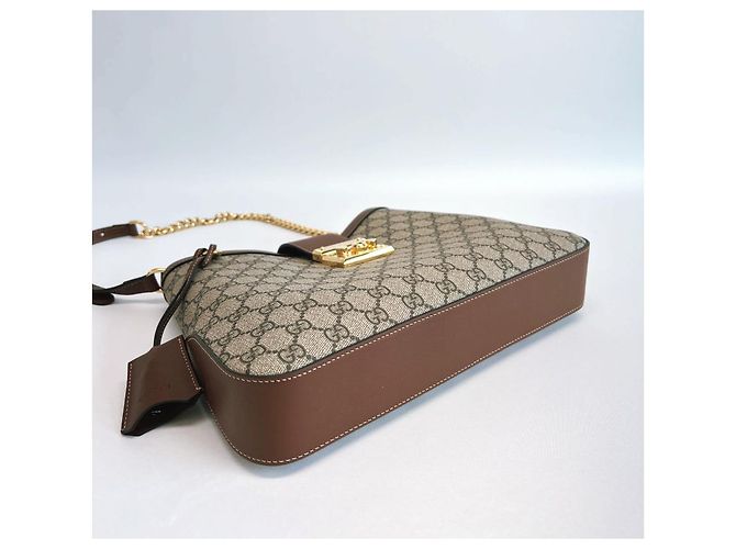 Gucci Padlock GG Medium Schultertasche Braun - Ansicht 21