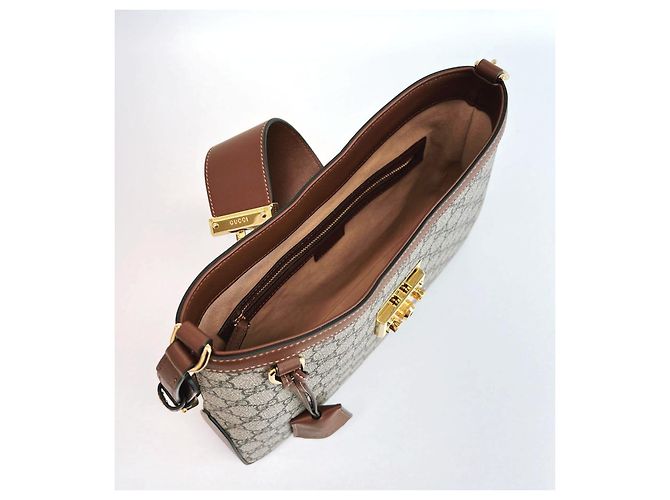 Gucci Padlock GG Medium Schultertasche Braun - Ansicht 23