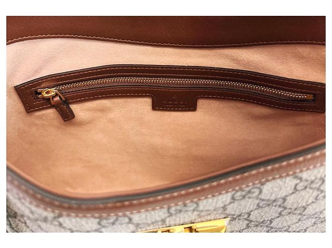 Gucci Padlock GG Medium Schultertasche Braun - Ansicht 25