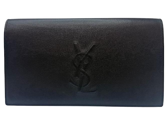 Saint Laurent Clutch Monogram Black Nero - vista 2