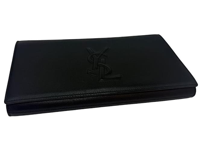 Saint Laurent Clutch Monogram Black Nero - vista 5